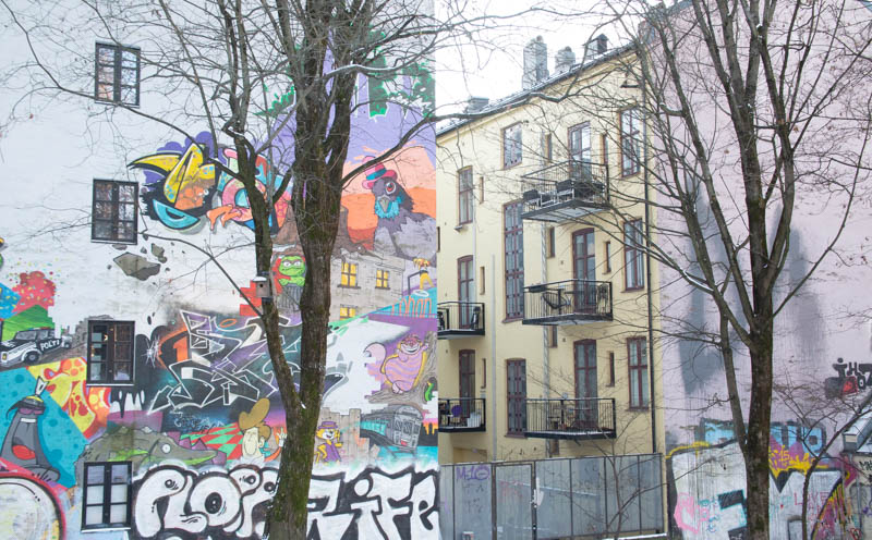 Fasader, Gr&oslash;nland, Oslo | Veggbilder | Fotokunst til salgs | Kunstfoto | Kunst | Foto | Bilde