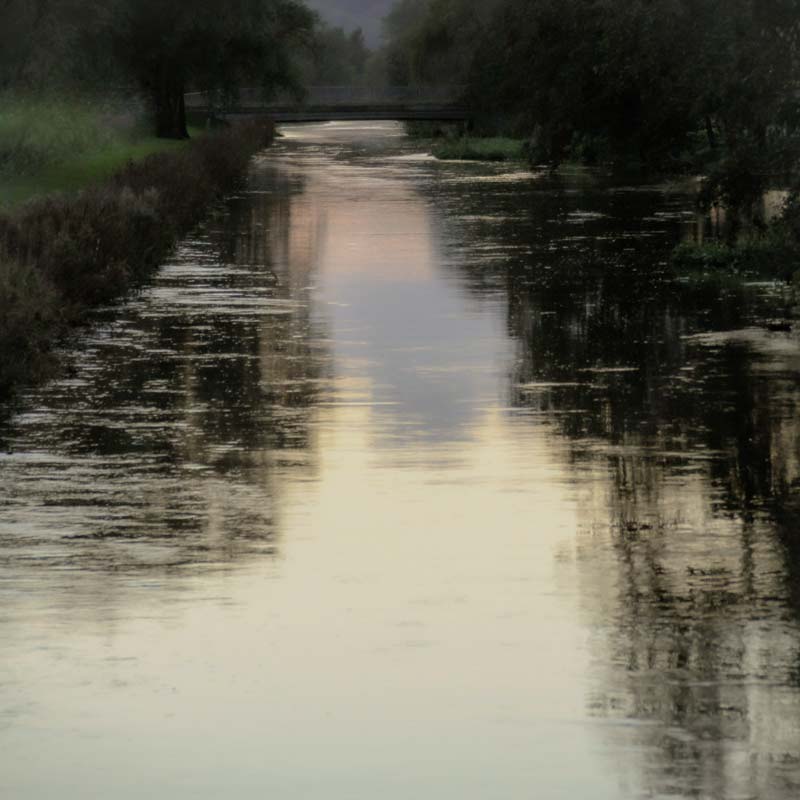 Kveld ved Vejle &Aring; | Veggbilder | Fotokunst til salgs | Kunstfoto | Kunst | Foto | Bilde