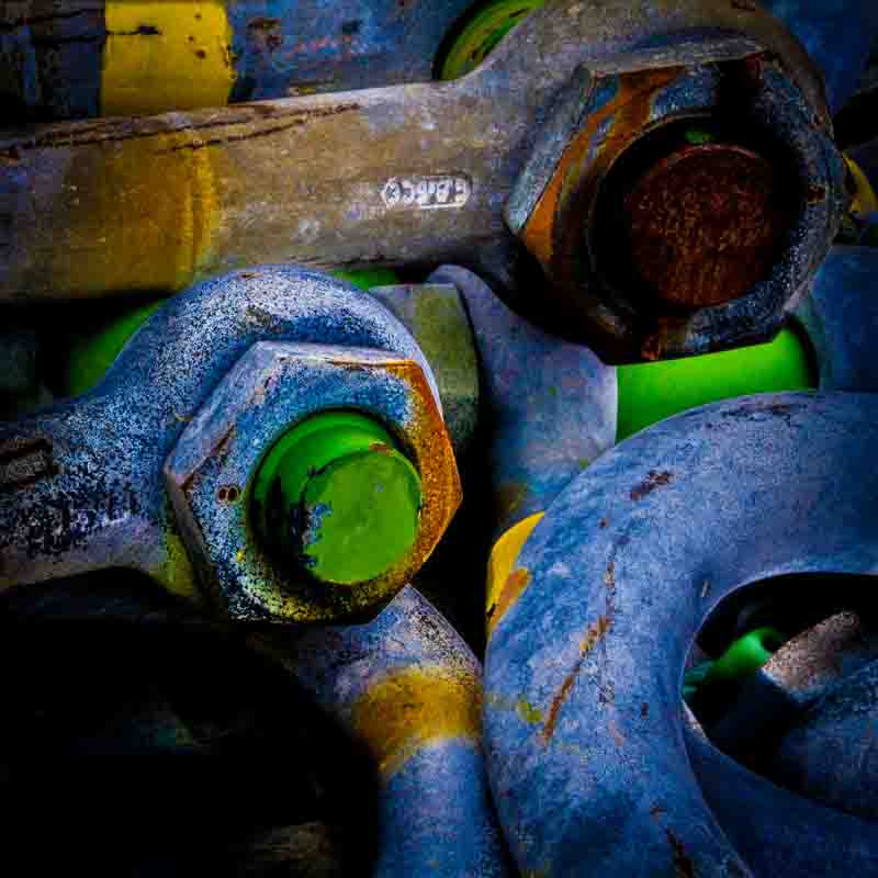 Bl&aring; maskin | Veggbilder | Fotokunst til salgs | Kunstfoto | Kunst | Foto | Bilde